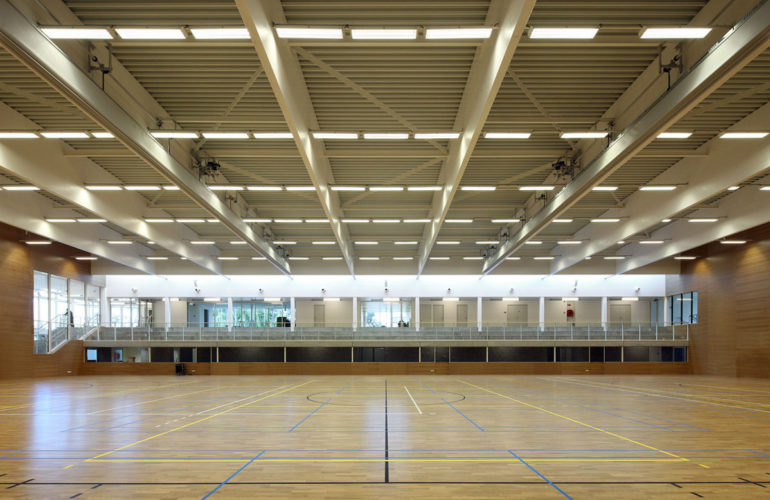 Sporthal De Warande - Wetteren - © VenhoevenCS i.s.m. BURO II & ARCHI+I © Filip Dujardin - 2 (interior)